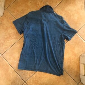 Blue Casual Button Down Shirt